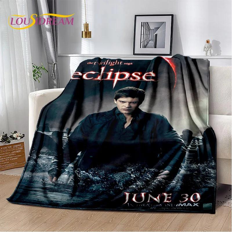Sága Stmívání Edward Bella Filmová měkká deka, Měkká přehozová deka pro domácí ložnici postel pohovku piknik cestování Kryt dětský dárek