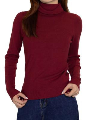 European & American Women's Turtleneck Knitted Sweater - Autumn/Winter Solid Color Versatile Design