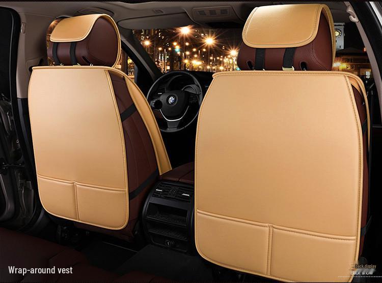 Universal Leather Car Seat Cover for Roewe 360Plus, I6, RX3, RX5 - All-Season, Full Coverage, 18 Models Applicable
