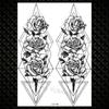 Night Forest Werewolf Tattoos For Men Women DIY Realistic Temporary Tattoos Geometric Fake Wolf Scorpion Tatoo Paper Stickers