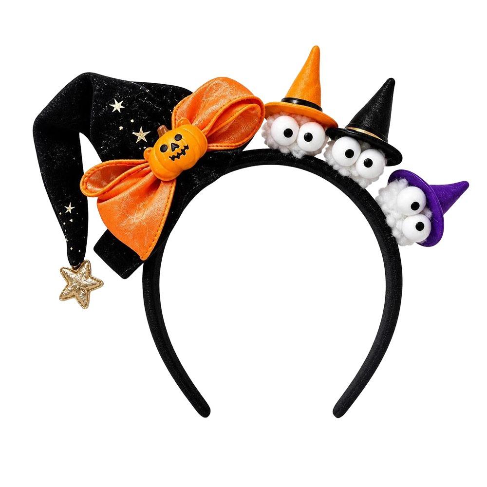 Fabric Halloween Cartoon Hairband Halloween Theme Ghost Headband Pumpkin Headband Costume Events