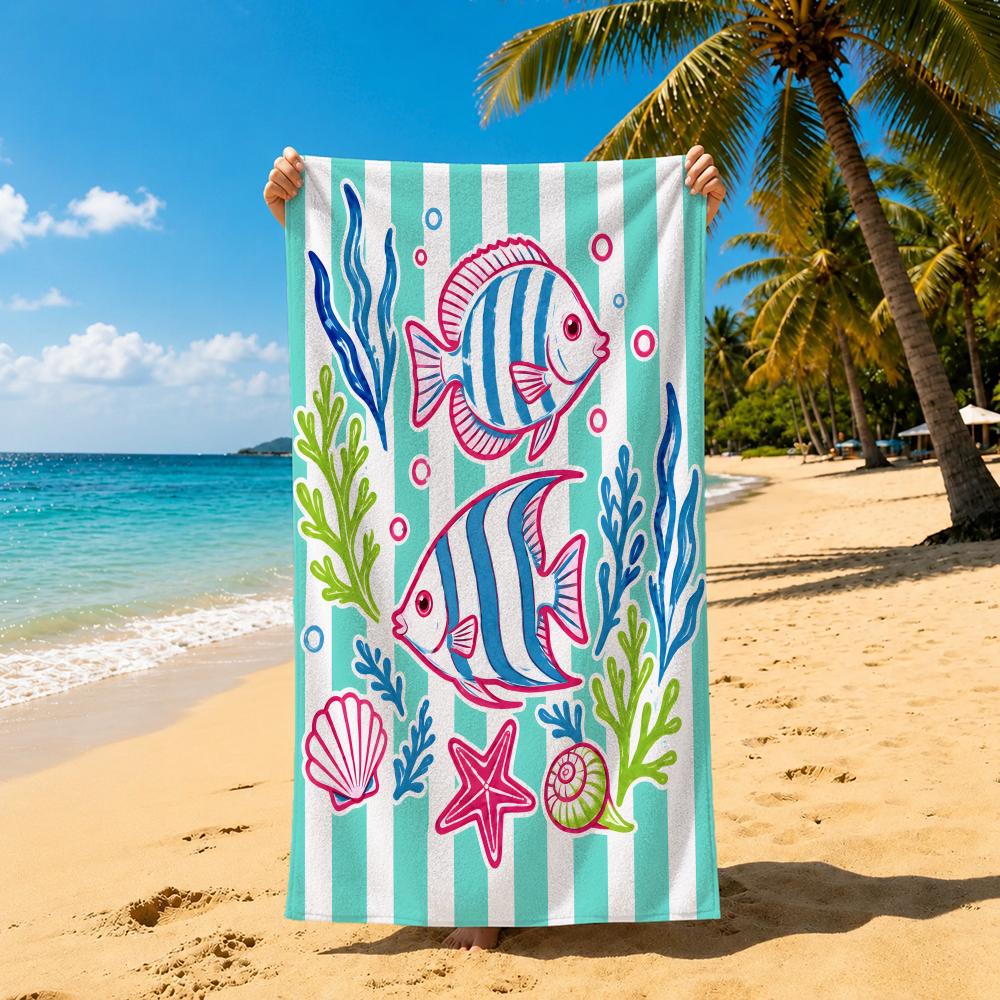 Art Summer Beach Towel Prints Towel Towel Soft Pool Gift For Travel Gym Shower Cool Camping Quick Dry Sports Large Beach Towel