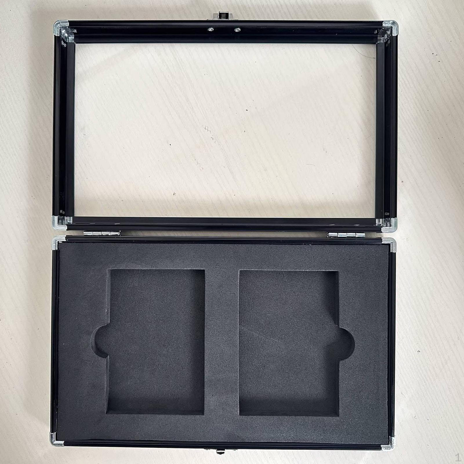 

Card Display Case Showcase Collectors Collectibles Durability Table Top for Sports Cards Easy to 14cmx7.5cm