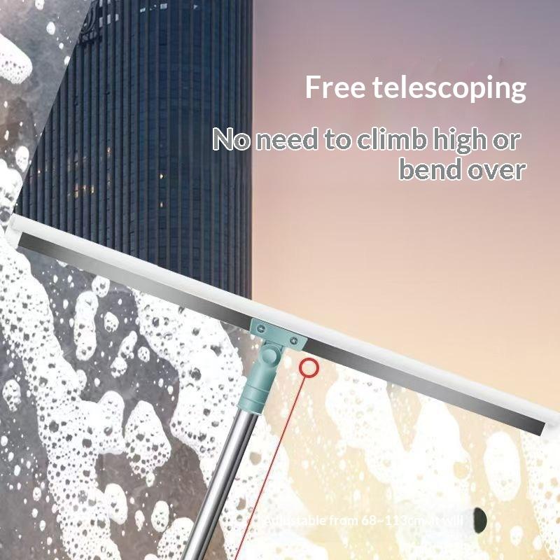 Silicone Wiper Squeegee Window Washing Multifunctional Household Home Floor Glass Scraper Hand-Push Mirror Cleaning Tools