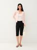 Antome Claire Linen Sheer Cardigan (Shell Pink)