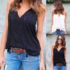 Elegant Women's Cotton Lace Top With Embroidery For Summer Casual Outfits