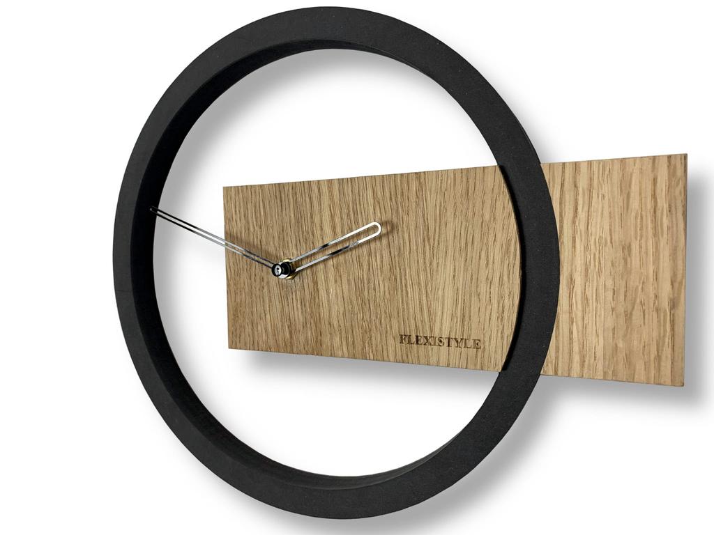 Wood Oak Wooden Wall Clock