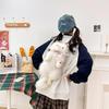 1Pcs Lolita Cartoon Personality Backpack With Sound Women Cat Plush Doll Small Capacity Daypack Cute Realistic Ragdoll Backpack