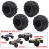 5mm Hex MN99S Rubber RC Wheels for MN98 MN82, WPL C24-1 B36 D12 C64 D74-1 Off Road Car Upgrade, High-Performance RC Tire
