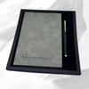 FJR5   Hot 2025 Retro Car Man Business Sign Pen A5 Notebook Women Gifts For Mercedes Benz AMG C E S GLE CLC Class W205 C300 W203 W206 W