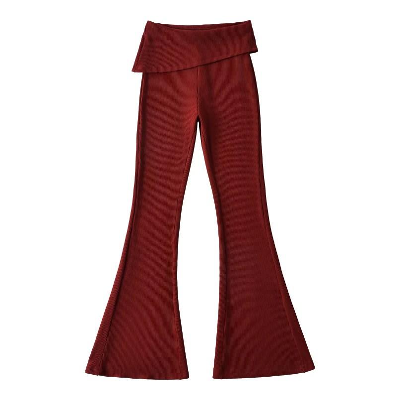 Womens Streetwear Tracksuit Set Fitted Hooded Zip Top High Waist Flare Pants Slim Fit Fall 2025