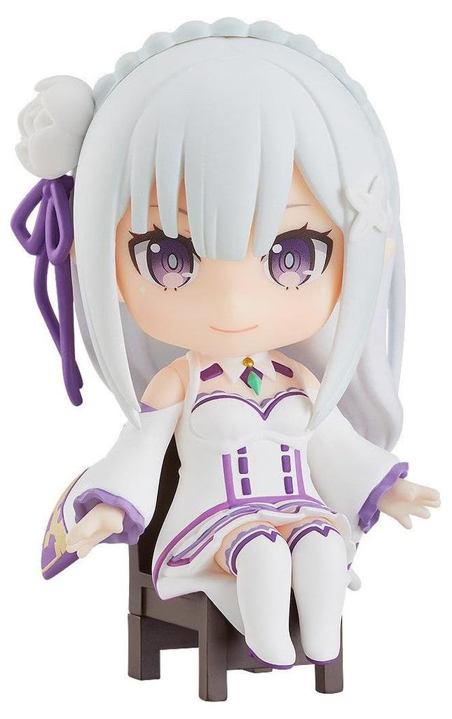 Nendoroid Život v jiném Emilia Plastem malovaná pohyblivá figurka Fialová G12664 Swacchao! ReZERO – Starting World – Non-Scale