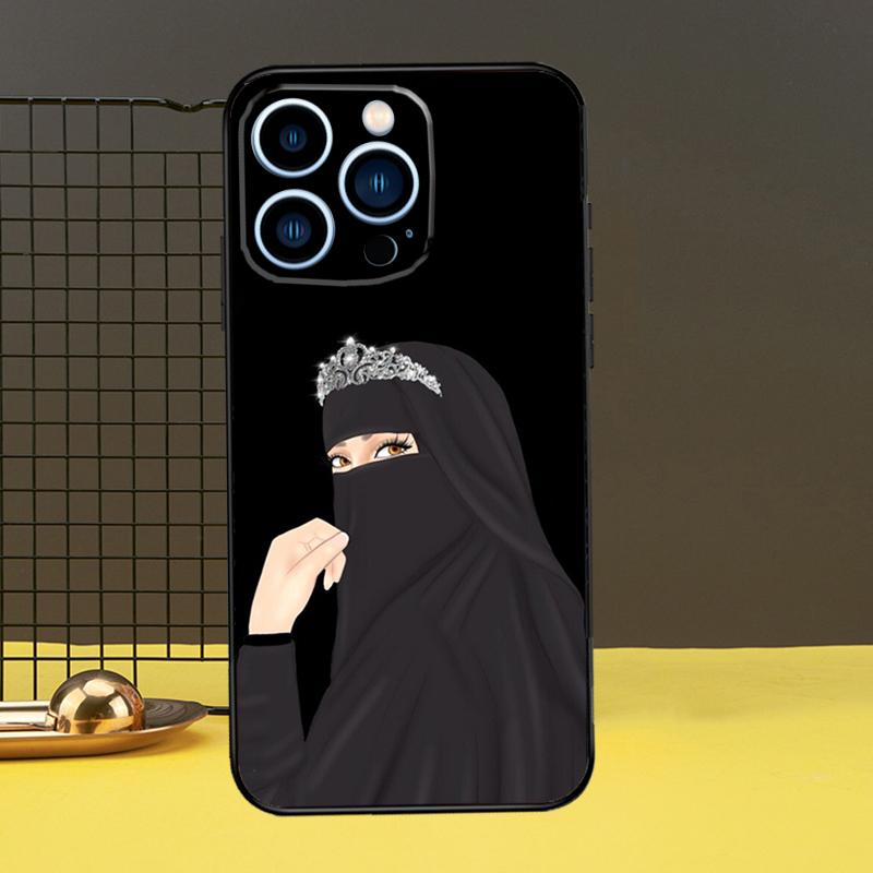 

Королева никаба Исламская мусульманка Чехол Для iPhone 12 13 Mini 11 14 16 15 Pro Max XS X XR 7 8 14 16 15 Plus Чехол для телефона iPhone 15Pro MAX