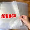 100 peças Capas Internas para Discos Saco Protetor Anti-Estático Capas para Coleção de Álbuns de Vinil LP de 12" Anti-Riscos Armazenamento Saco OPP