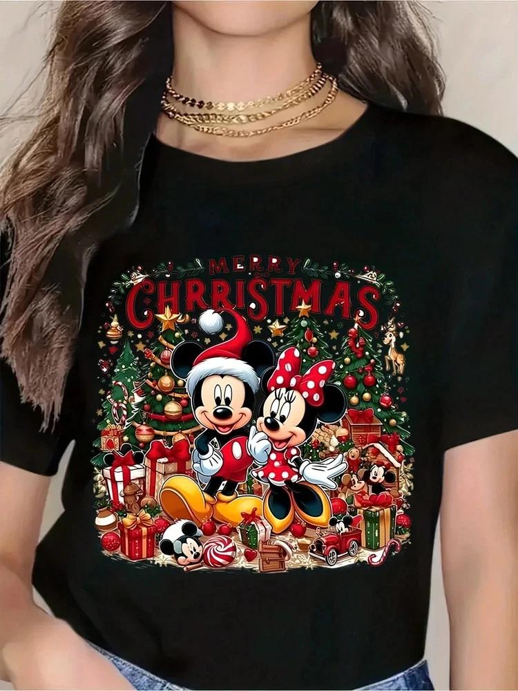 Mickey And Minnie Mouse Christmas TShirt Unisex 4 S