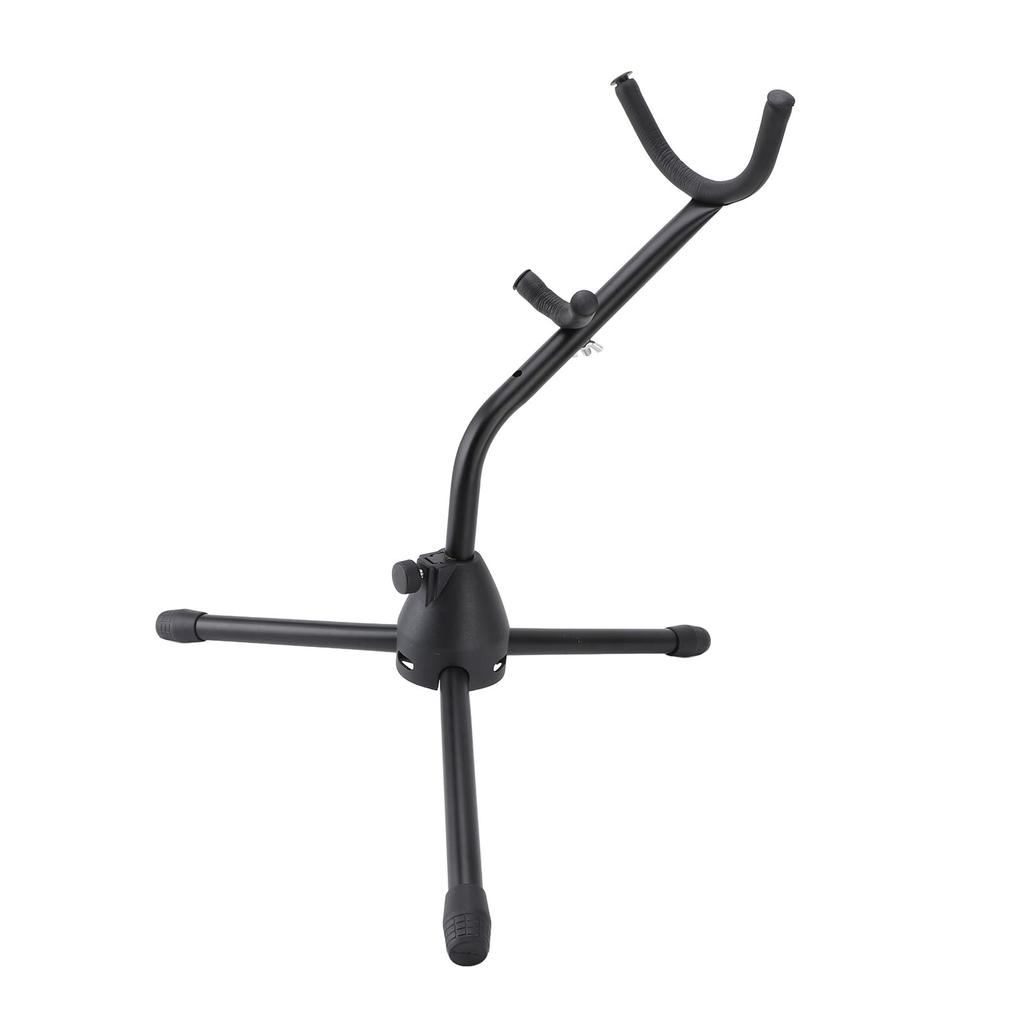 Tenor Saxophone Holder Folding Metal Stable Alto Saxophone Display Stand Rack for Home and Shops