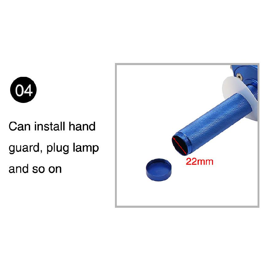 Alconstar- CNC Aluminum Adjustable Motorcycle Motorbike Throttle Grips Settle Quick Twister Gas Dirt Pit Bikes ATV UTV Throttles 2