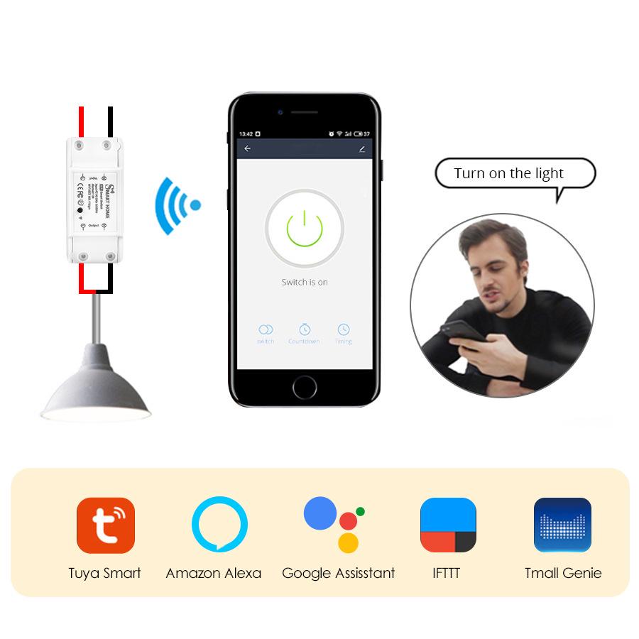 Graffiti WIFI Smart Switch Compatible with Alexa and Google Voice