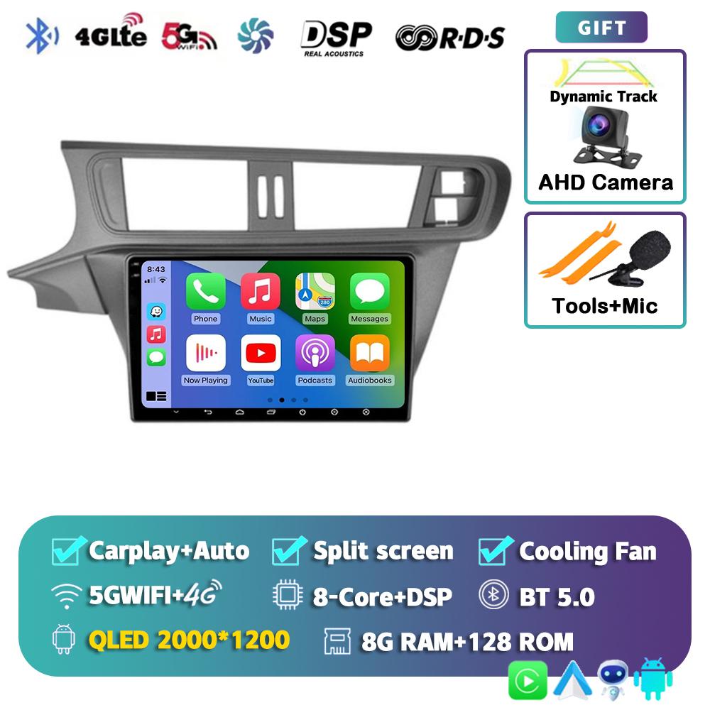 Android 14 Carplay Auto For Citroen C3-XR 2010-2018 Car Radio Multimedia Video Player Navigation GPS Stereo Head Unit Wifi+4G BT