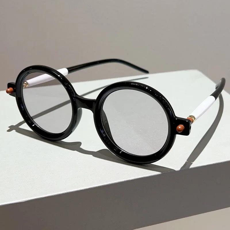 

Солнцезащитные очки в круглой оправе, уличные очки, женские солнцезащитные очки в стиле панк, мужские очки в стиле хип-хоп, модные ретро-очки с плоскими линзами