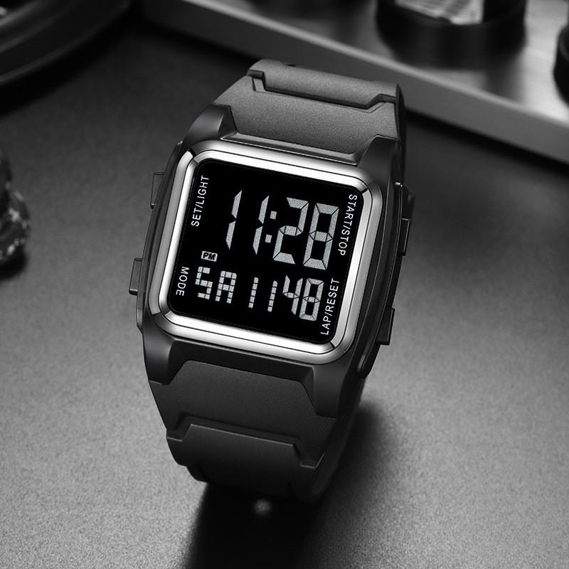 Men's Electronic Watch Outdoor Sports Multifunctional Luminous Student Electronic Watch