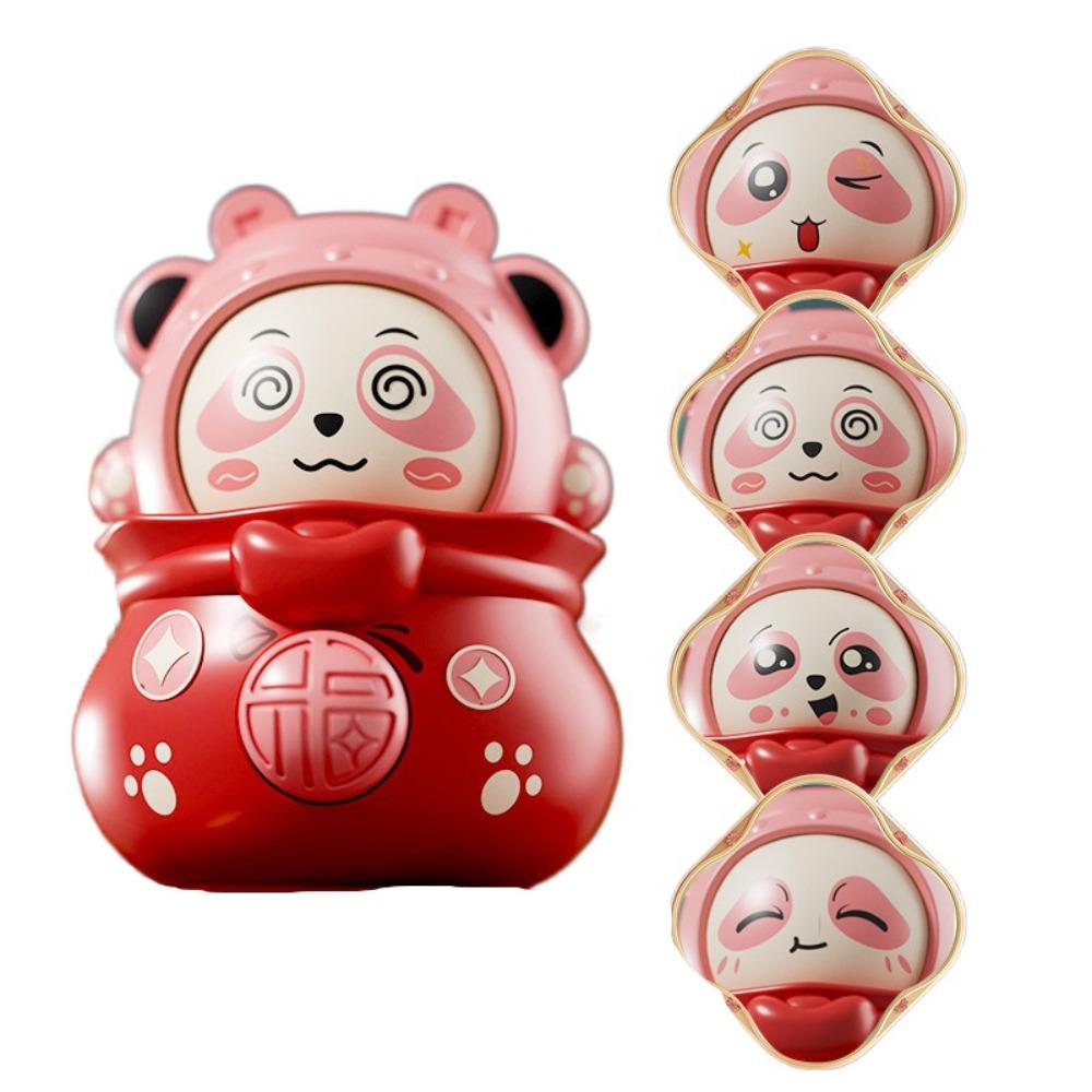 

3 лица куклы меняющие лицо брелок панда лицо макияж игрушка брелок для детей девочек мальчиков style 1