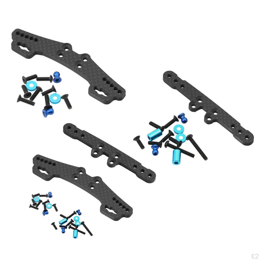 Carbon Fiber Front And Rear Shock Absorbers, RC Car Model Accessories, Upgrade Accessories for XV01