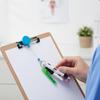 Set pix retractabil cu suport pentru ecuson, marker și pix cu bilă 3 în 1 pentru asistente medicale, studenți, angajați de birou