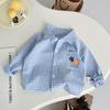 Boys Long Sleeve Shirt Lightweight Stylish Casual Top for Spring and Autumn