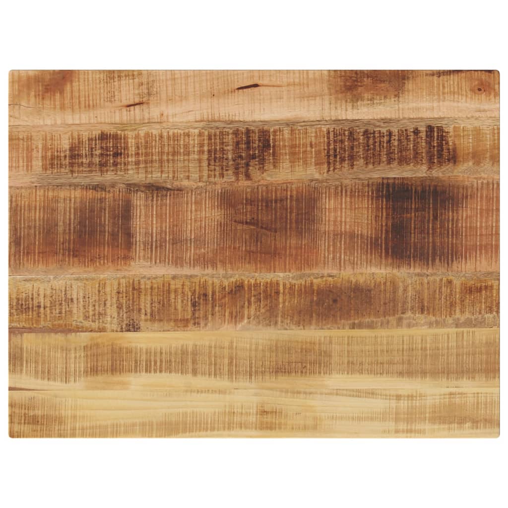 Vidaxl Blat Do Stolika, 80X60X3,8 Cm, Prostokątny, Surowe Drewno Mango