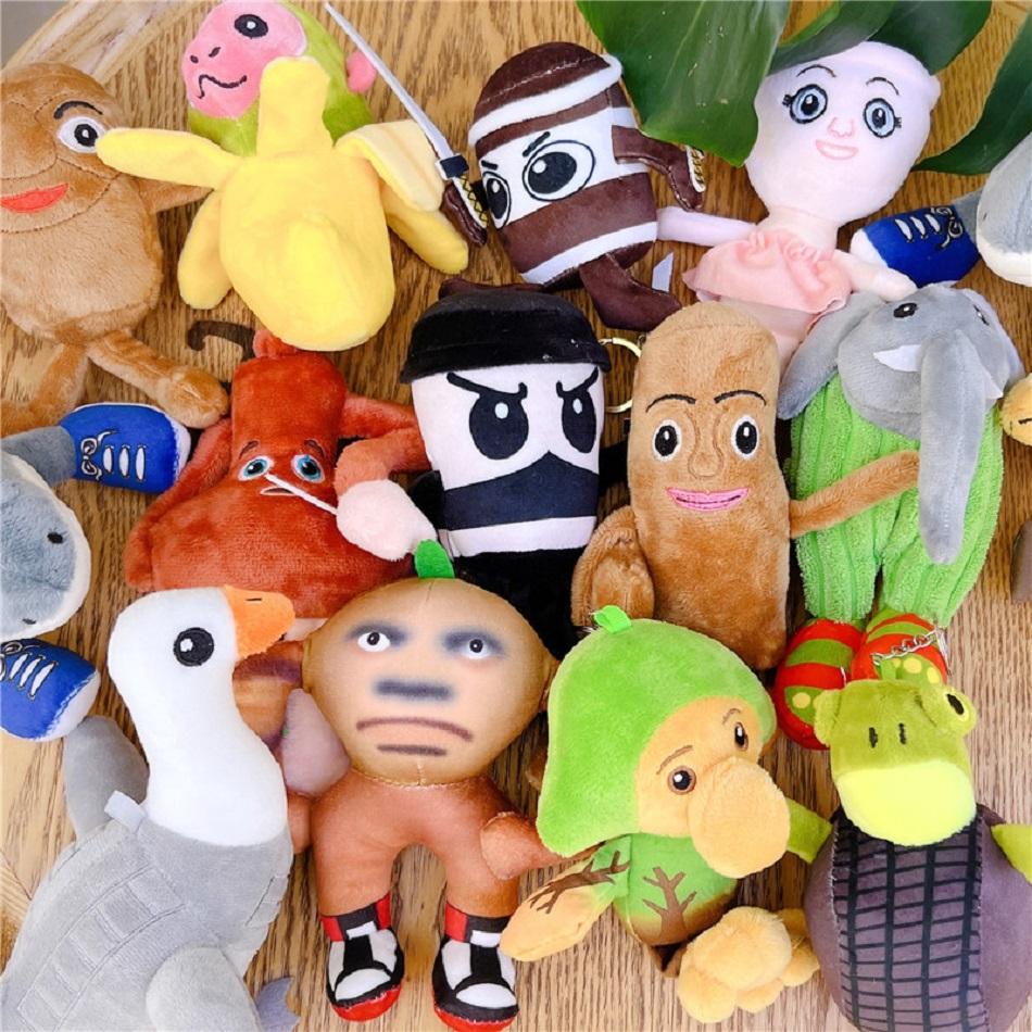 New Italian Brainrot AI Animals Sahur Figure Tralalelo Tralala Plush Pendant keychain cartoon Kids Doll Girl Birthday Toys Gifts