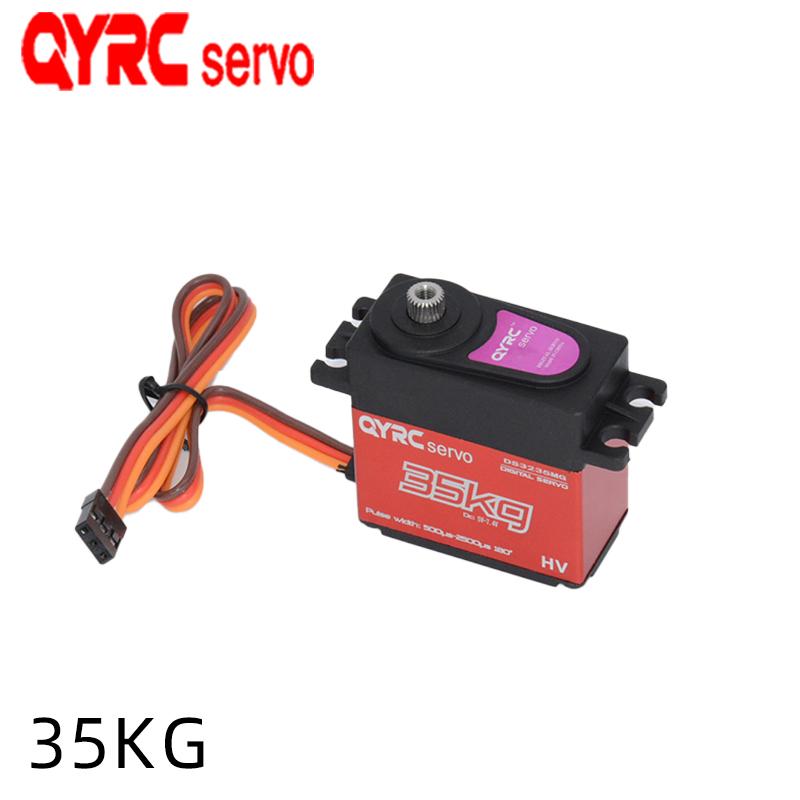 4Pcs Waterproof 20kg 25kg 30kg 35kg 40kg digital servo metal gear 180° high speed 25T arm for 1/8 1/10 RC baja crawler Cars boat