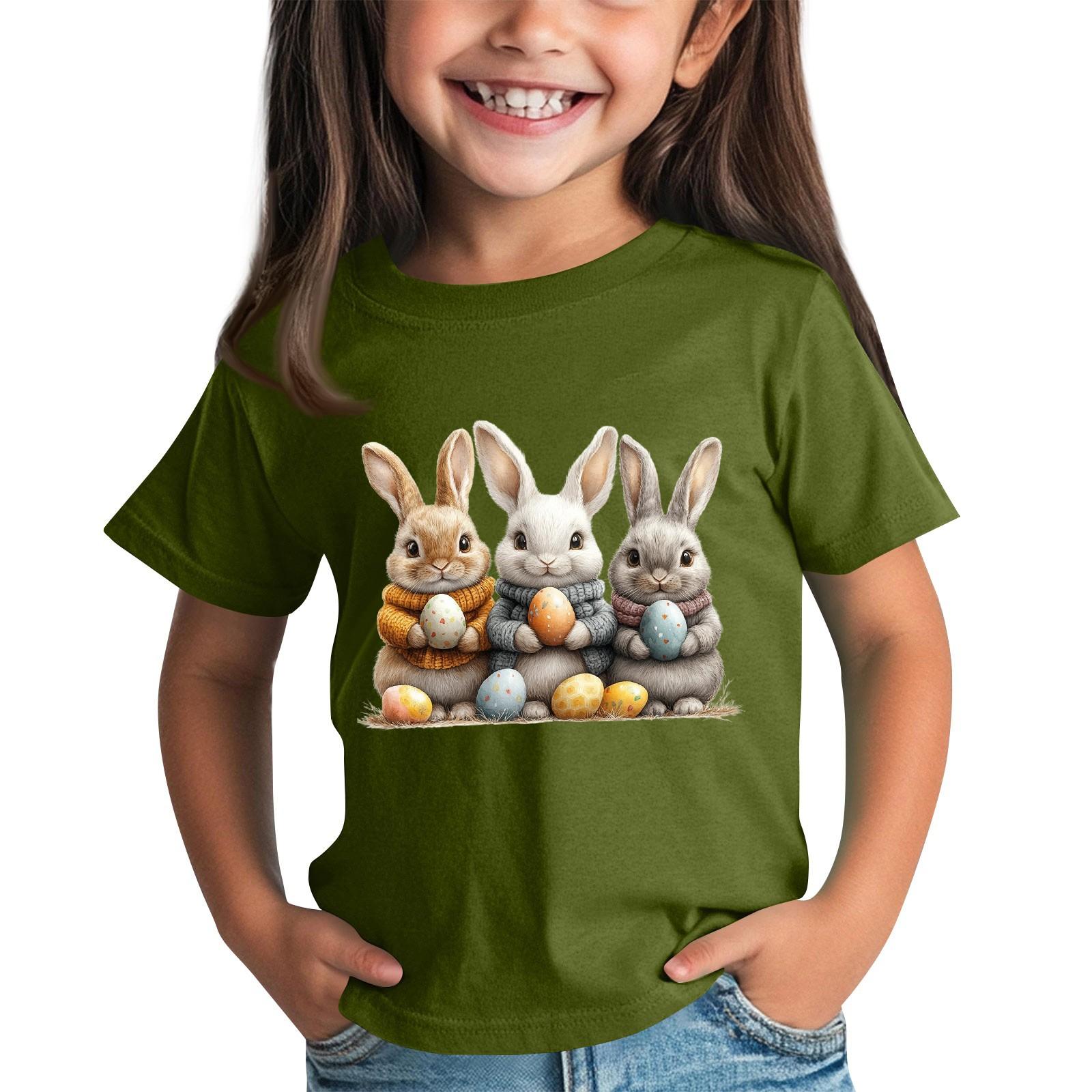 

Children s Short Sleeve Neck T-Shirt Animal Print Daily Casual Top 100