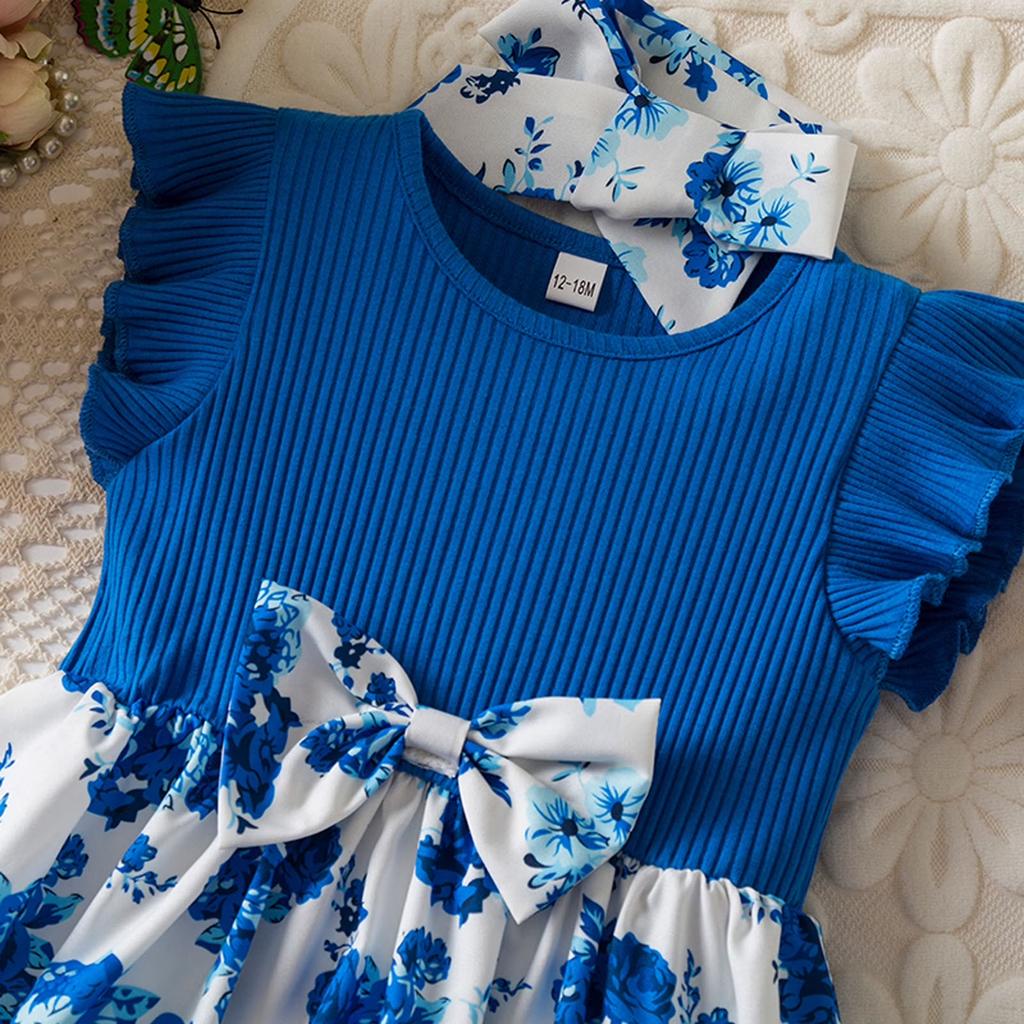 Toddler Girls Sleeve Birthday Party Dress