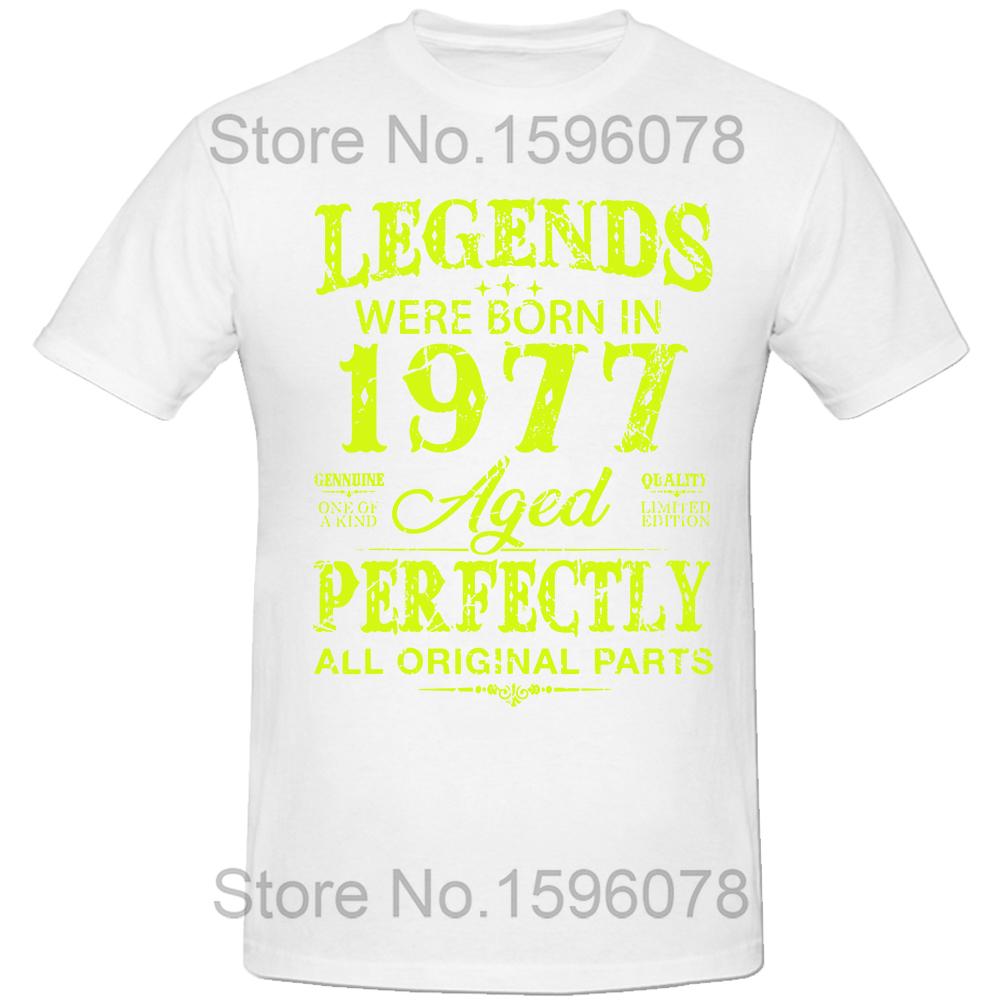 Vintage 1977 Funny 47 Years Old Men and Women 47th Birthday T Shirts Graphic Boyfriend Husband Streetwear Gifts Summer T-shirt