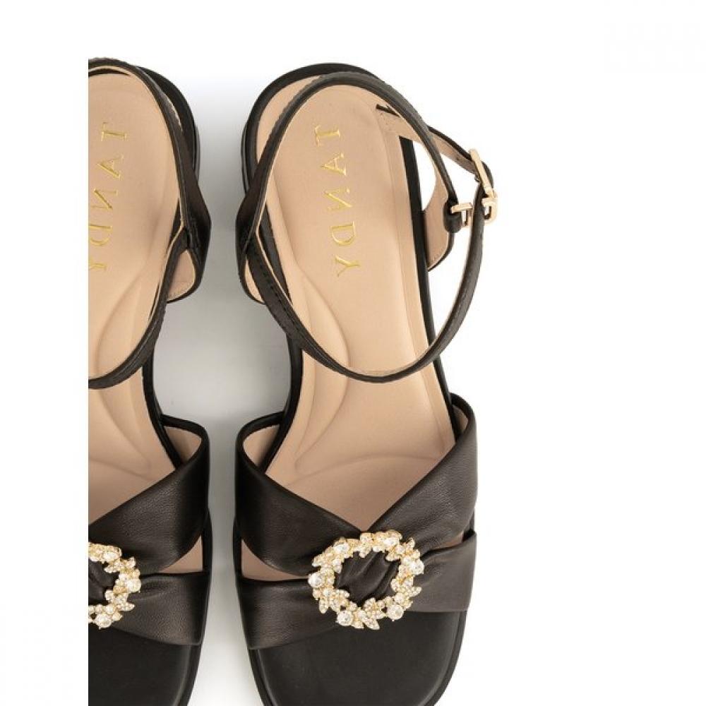 Sandálias Femininas Tandy Pretas J1572