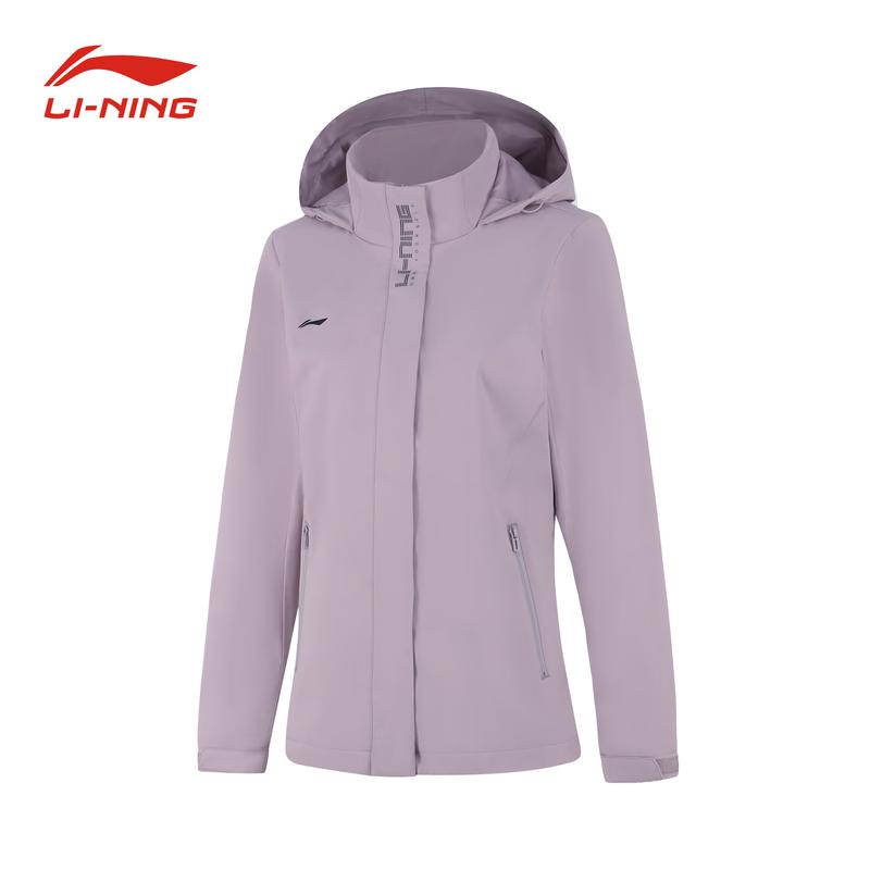 Li-Ning Unisex Water-Repellent Hooded Windbreaker Jacket Contact for Size