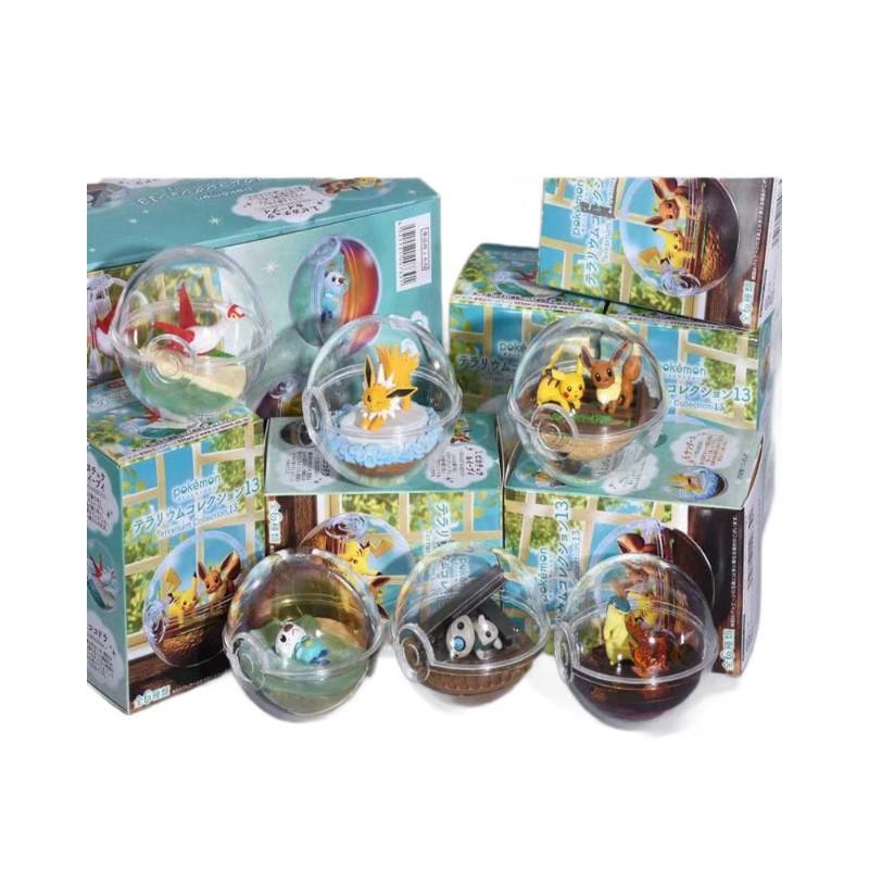 Charming Pokemon 6pcs Poke Ball Toy Doll Models For Unique Tabletop Decoration