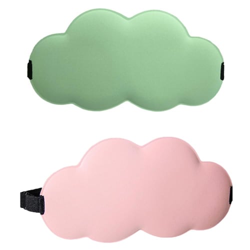 

Cloud-Shaped Eye Mask, 3D, Light Blue, Light-Blocking, Breathable, Comfortable for Men, Women, and Children, Ultra-Lightweight, Washable, Adjustable,