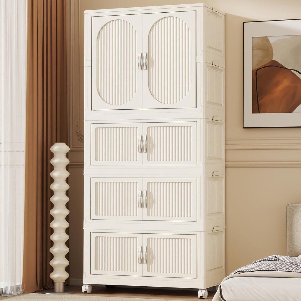 Foldable Plastic Wardrobe & Organizer for Baby and Children's Clothes