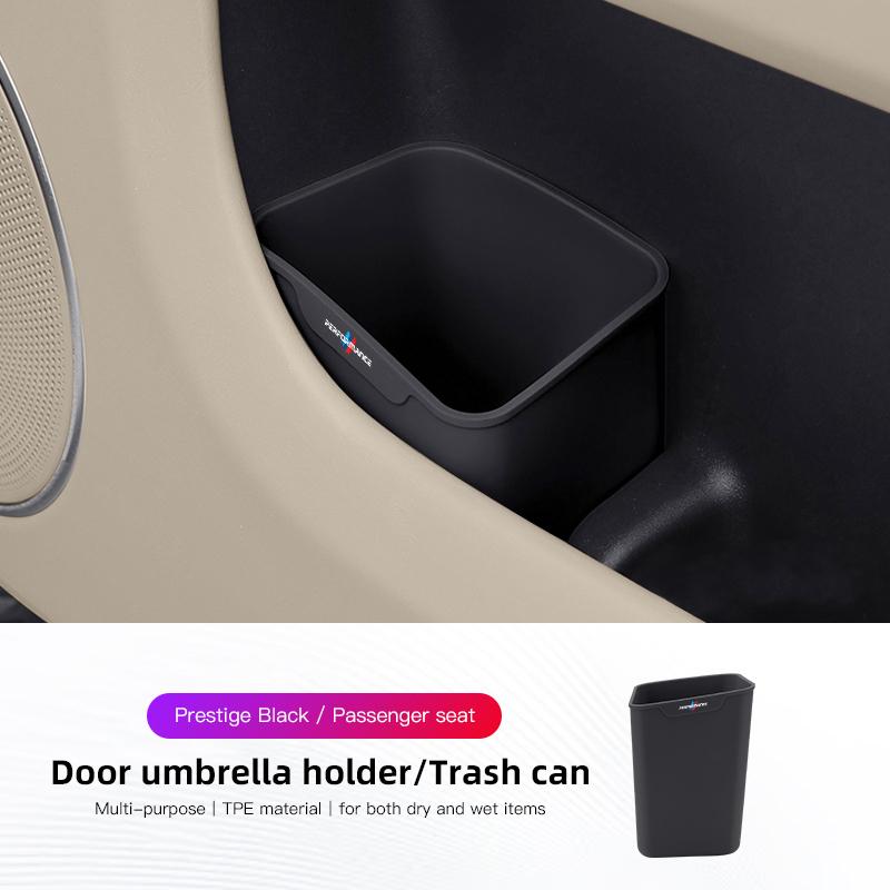 Silicone Car Door Storage Box Trash Can Multifunctional Auto Door Storage Bucket Umbrella Organizer Accessorie For BMW General