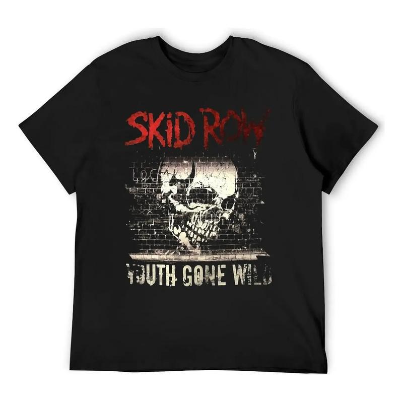 Camisetas Superventas De Skid Row Band Rock Punk Sleaze Heav S разноцветный