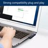 Portable USB Expansion Adapter USB 3.0 Right Angle Male To Female Converter Fast Data Transfer Rates Up To 5Gbps Black