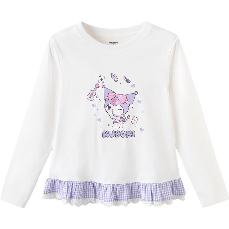 Balabala Girls' Sanrio Long-Sleeve T-Shirt