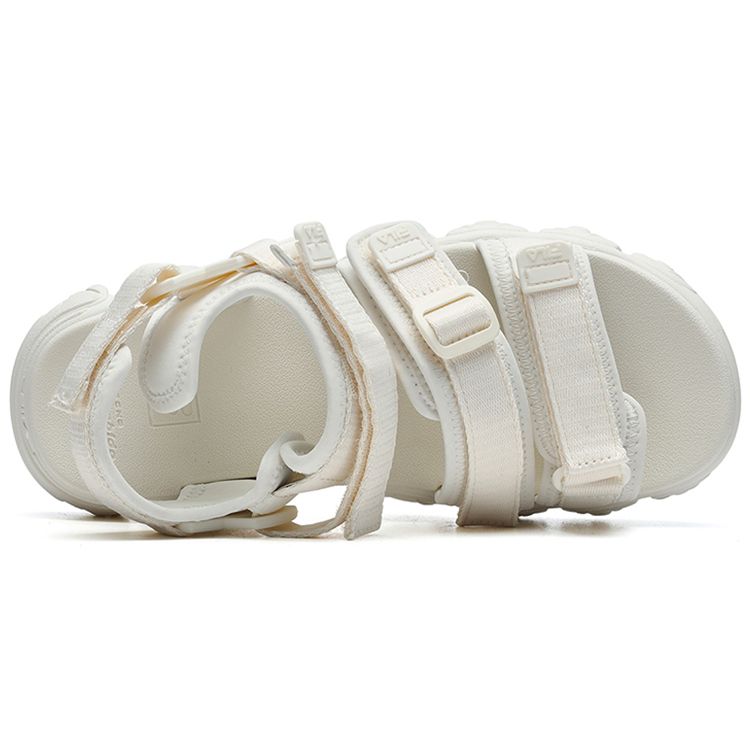 Fila Cat Paw Sandal Fabric Casual Sports Beach Sandals Women sandals Snow-White F12W226408FSW
