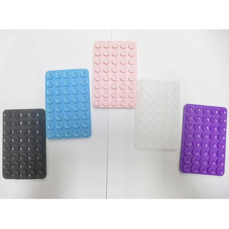 Mobile Phone Suction Cup Silicone Exquisite Double-Sided Type, 2 Sets, Hands-Free Mobile Phone Accessories, for Selfies and Videos, Strong Support