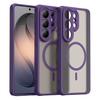 Frosted Shield Shockproof Case For Samsung Galaxy S26 Ultra S25 FE S24 Plus 5G TPU Frame Plastic Magnetic Phone Cover Fundas