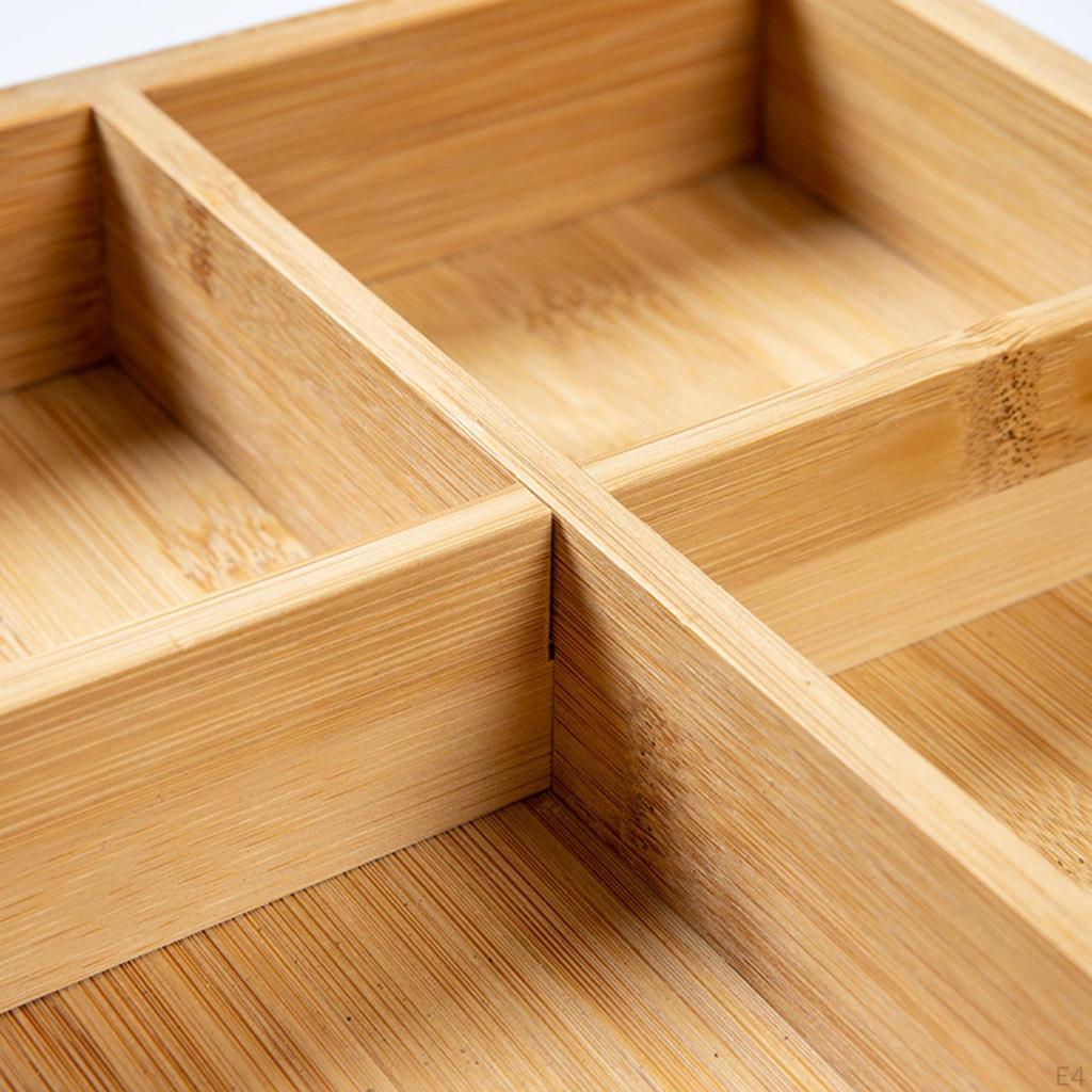 Wooden Dessert Tray with Protective Lid for Entertaining