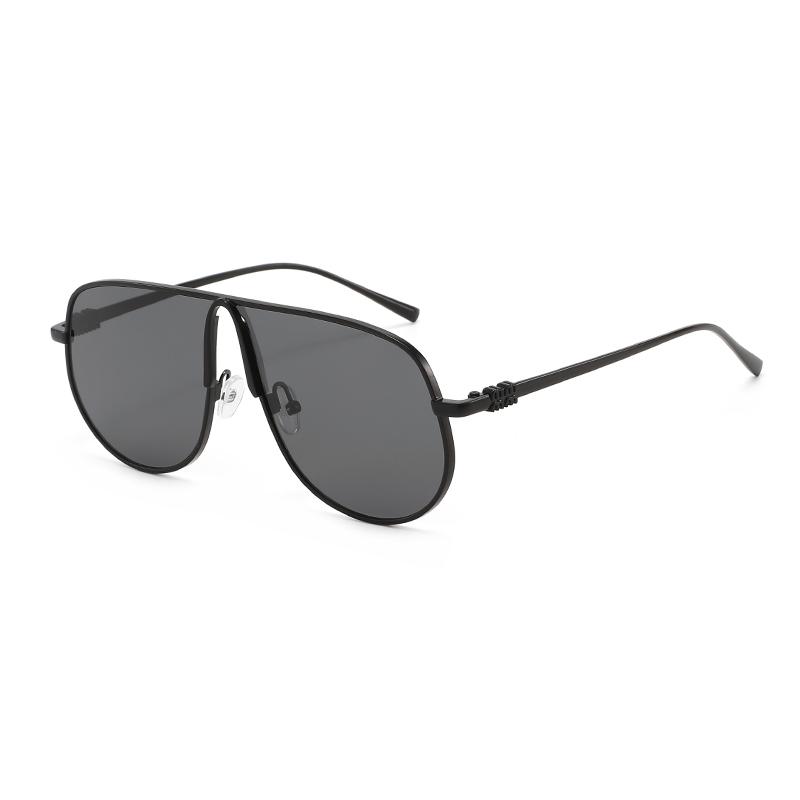 

Y2K Large Frame Metal Men Women Sunglasses Fashion Trends UV Resistant Outdoor Sunshade Sunscreen Glasses C1