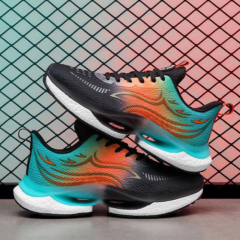 

Men s shoes summer new ice silk mesh breathable running shoes popcorn country casual sports shoes dad shoes 44